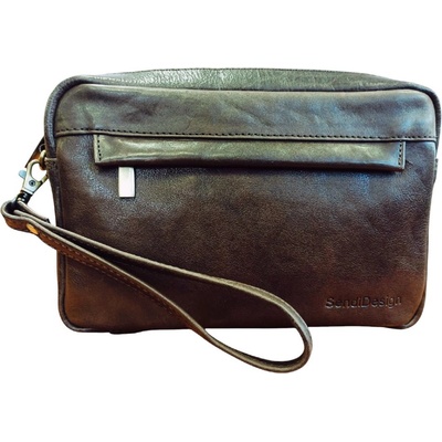 Sendi Design pánská etue kožená hnědá M-716 BROWN
