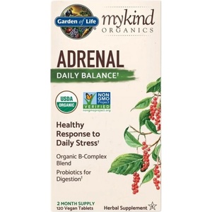 Garden of Life Mykind Organics | Adrenal Daily Balance [120 Таблетки]