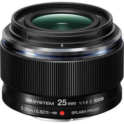 OM SYSTEM EW-M2518 II black (25mm, ekv. 50mm, 1,8)