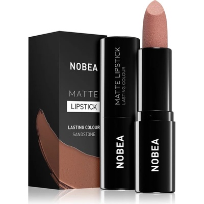 NOBEA Day-to-Day Matte Lipstick матиращо червило цвят Sandstone #M20 3 гр