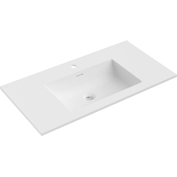 Mexen Otis умивалник вграден в плот 91 x 46, 5 см, бял мат - 25189001 (25189001)