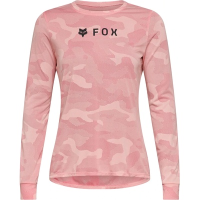 FOX Racing Дамска фланелка с дълъг ръкав за колоездене FOX Racing Women's Ranger Tru Dri L/S Jersey Cycling jersey - Berry - размер XL (156-2580-0415)
