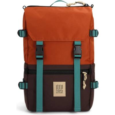 Topo Designs Дневна раница Topo designs Rover Pack Classic 20 Recycled Daypack - Clay / Chocolate - размер One Size (502-9221-1411)