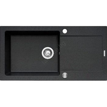 Pyramis 70089601 - Мивка MIDO 100x50 см гранит, черна (PY0030)
