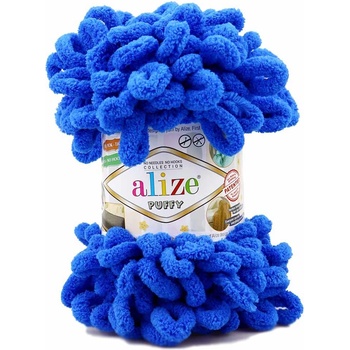 Alize příze Puffy 141 královská modrá