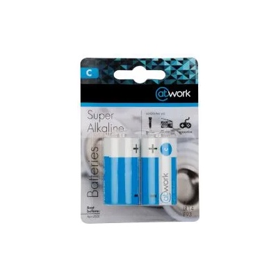 @Work Батерия алкална c 1.5v 2 бр