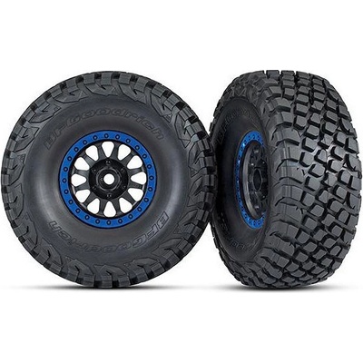 Traxxas Racing kolo 3.2/2.2" disk Method modrý pneu Baja KR3 2