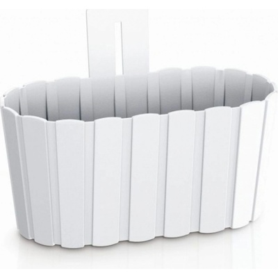 Prosperplast BOARDEE WALL Kvetináč závesný 27,4 cm biela DDES280