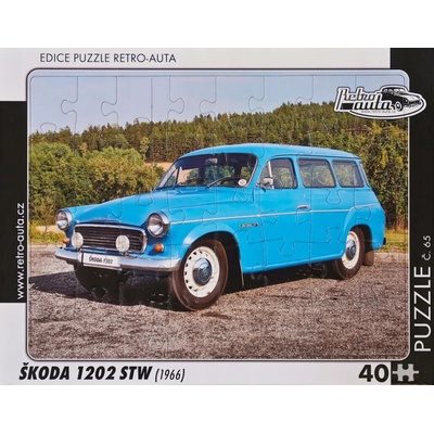 Retro-Auta č. 65 ŠKODA 1202 STW 1966 40 dílků