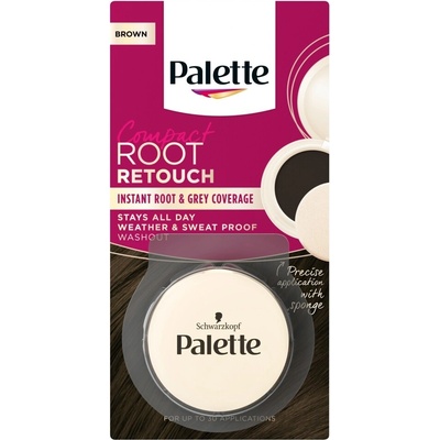 Schwarzkopf Palette Compact Root Retouch vlasový korektor Svetlo hnedý 3 g