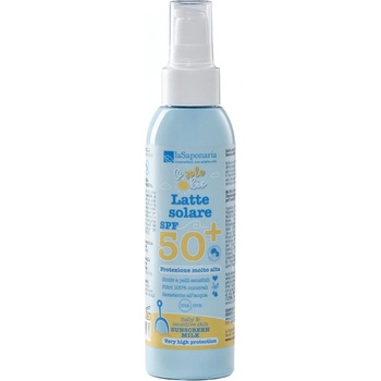 laSaponaria Opalovací mléko pro děti a citlivou pokožku SPF 50+ BIO 125 ml