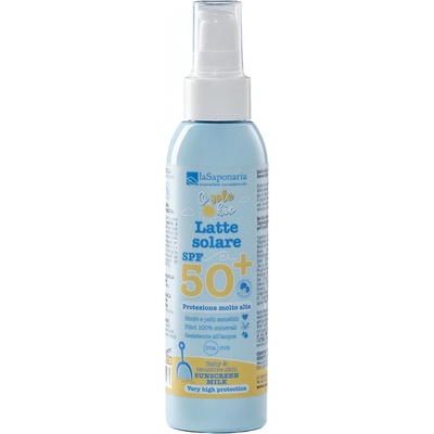 laSaponaria Opalovací mléko pro děti a citlivou pokožku SPF 50+ BIO 125 ml