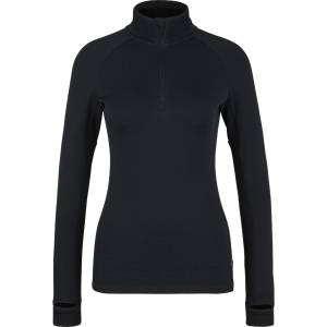 Stoic Дамско мериносово термобельо Stoic Women's MerinoSoft245 TuleboSt. Half Zip Merino shirt - Black - размер XXL (916-5192-0116)