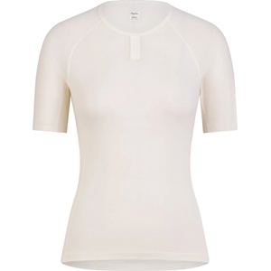 Rapha Дамско горнище Rapha Women's Merino Base Layer Short Sleeve Merino base layer - Cream / White (115-2688-0214)
