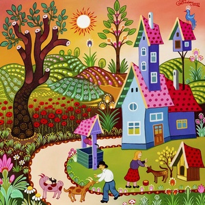 Alipson Puzzle - Puzzle Poppie Garden - 1 000 piese