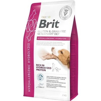 Brit Veterinary Diets Dog GF Hypoallergenic Hydrolyzed 2 kg