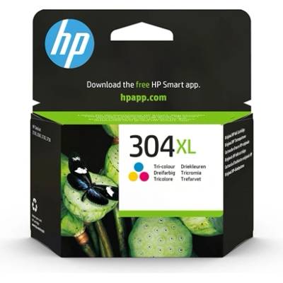 HP Оригинален патрон HP N9K07AE NO304XL, 300 страници/5%, Color (3015102242)