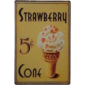 Ceduľa Strawberry Eis