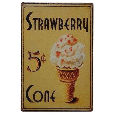 Ceduľa Strawberry Eis