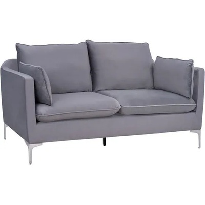 Bogdan Furniture Диван Мебели Богдан модел Karen hrom grey velvet - двойка