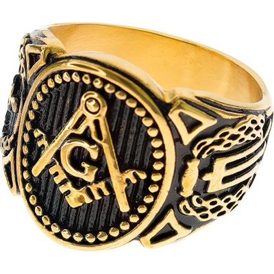 Sam's Artisans Masivní prsten Gnosis chirurgická ocel IPRM012