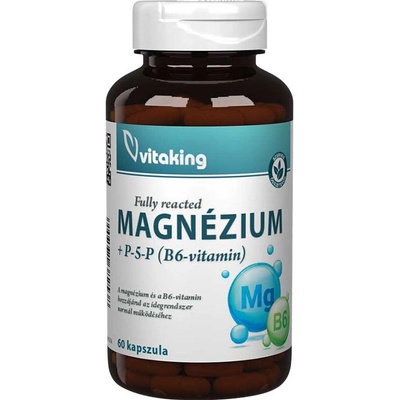 Vitaking Magnesium Bisglycinate + Vitamin B6 P5P 60 kapsúl