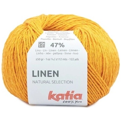 LINEN Katia Farby LINEN: 33 výrazná žltá - VÝPREDAJ