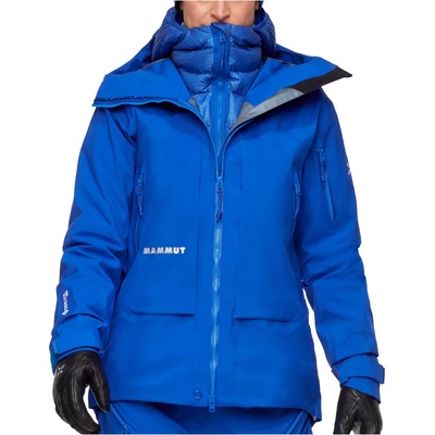Mammut Дамско водоустойчиво яке Mammut Women's Eiger Nordwand Pro Hardshell Hooded Jacket Waterproof jacket - Eiger Blue - размер XL (102-4973-0215)