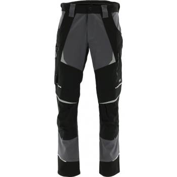 Sara Workwear Strečové kalhoty COTTONFLEX šedé černé