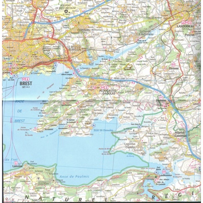 113 Brest Quimper 1:100t mapa