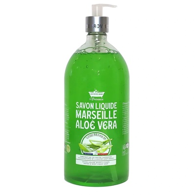 Les Petits Bains de Provence Marseille Алое Вера Течен сапун За ръце и тяло 1000 ml