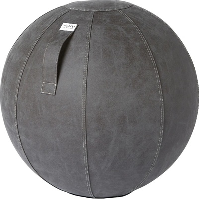VLUV Koženkový sedací míč Bol Vega tmavě šedý 65 cm