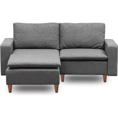 Hanah Home Сив ъглов диван (ляв ъгъл) Lungo - Balcab Home (859FTN2120)