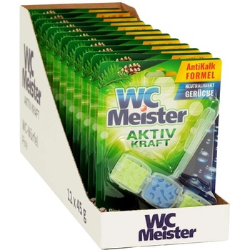 WC Meister Aktiv Kraft Závěsný blok do WC citrón 12 x 45 g