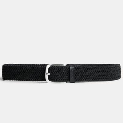 J.Lindeberg pánský opasek Bernhard Belt černý
