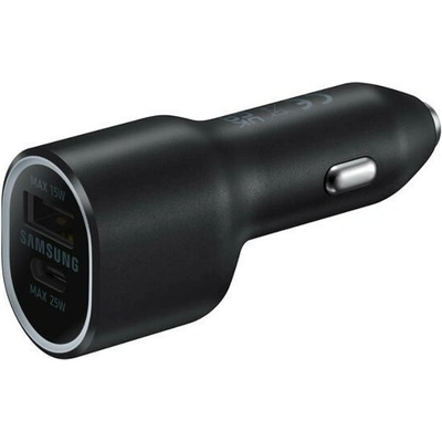 Samsung Duální autonabíječka 40W (USB,USB-C) Black (EP-L4020NBEGEU)