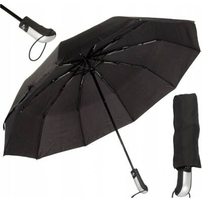 Automatický čierny dáždnik EB701