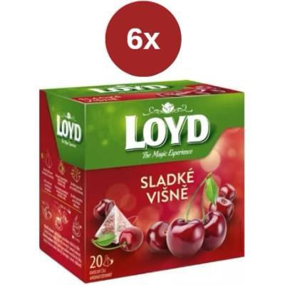 Loyd Tea pyramida sladké višně 6 x 40 g