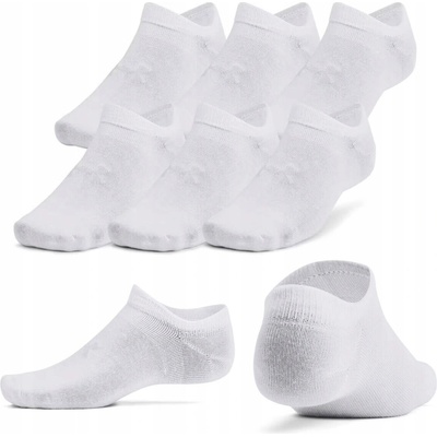 Under Armour Essential 6 Pack No Show socks 1382611 100
