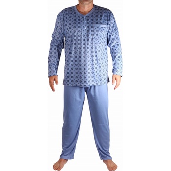 Vladan BNA301-DT pánské pyžamo dlouhé sv.modré