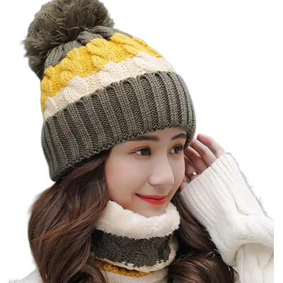 HARAHU Шапка и тунел - Зелена kp21302 (21302)