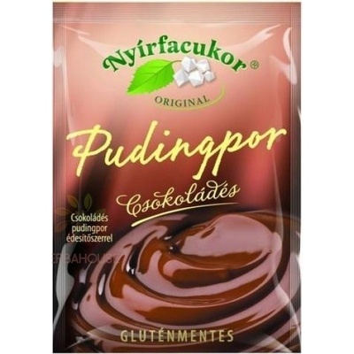Nyírfacukor Original Bezlepkový čokoládový puding so sladidlom 75 g