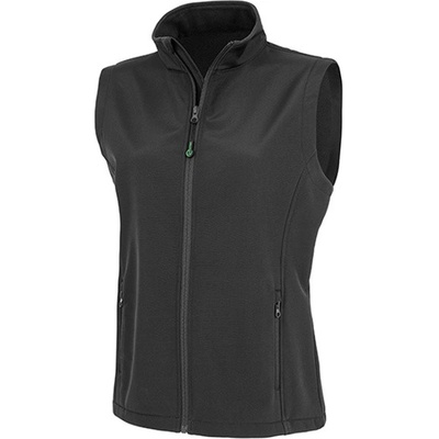 Result dámska 2-vrstvová softshellová vesta recycled R902F Black