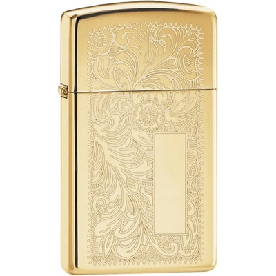 Zippo Slim Brass Venetian 24066