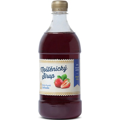 Moštěnický Sirup Jahoda 0,7 l