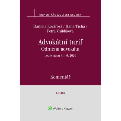 Advokátní tarif odměna advokáta Komentář