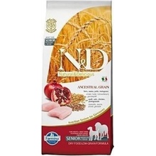 N&D Ancestral Grain Dog Senior Medium & Maxi Chicken & Pomegranate 12 kg