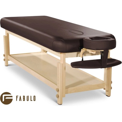 Fabulo Pevné masážne lehátko SPA Lux V1 Set Farba: čokoládová 192 x 76 cm 30 kg 3 farby