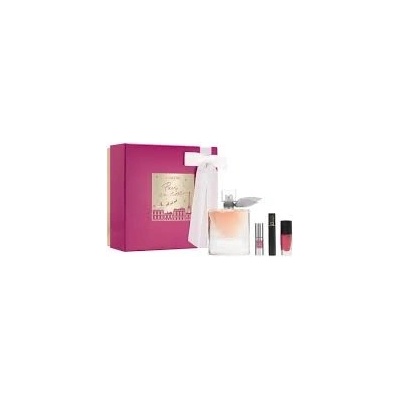 Lancôme La Vie Est Belle EDP 50 ml + 3 ml Rtěnka + 6 ml Lak na nehty + 2 ml řasenka dárková sada