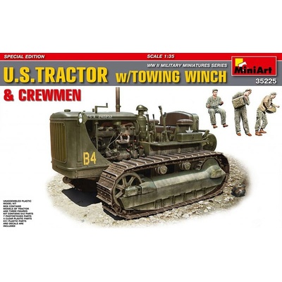MiniArt US Tractor with Towing Winch & Crewmen Special Edition 1:35